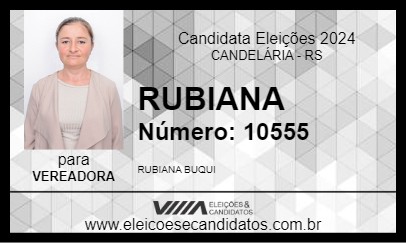 Candidato RUBIANA 2024 - CANDELÁRIA - Eleições