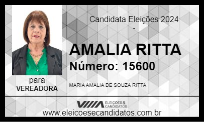 Candidato AMALIA RITTA 2024 - PEDRO OSÓRIO - Eleições