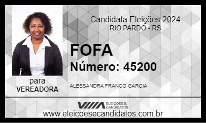 Candidato FOFA 2024 - RIO PARDO - Eleições