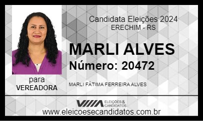 Candidato MARLI ALVES 2024 - ERECHIM - Eleições