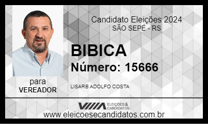 Candidato BIBICA 2024 - SÃO SEPÉ - Eleições