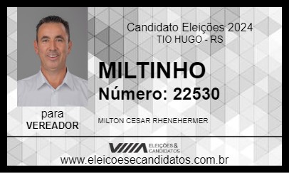 Candidato MILTINHO 2024 - TIO HUGO - Eleições