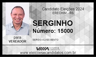 Candidato SERGINHO 2024 - ERECHIM - Eleições