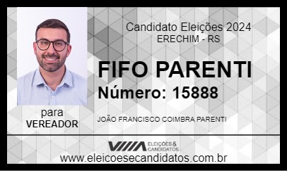 Candidato FIFO PARENTI 2024 - ERECHIM - Eleições