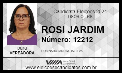 Candidato ROSI JARDIM 2024 - OSÓRIO - Eleições