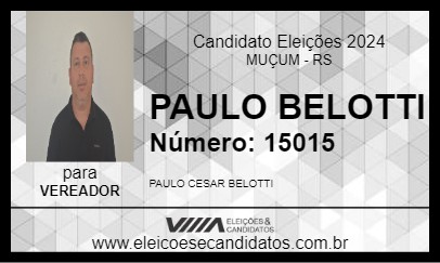 Candidato KAPELA 2024 - MUÇUM - Eleições