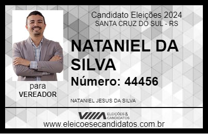 Candidato NATANIEL DA SILVA 2024 - SANTA CRUZ DO SUL - Eleições