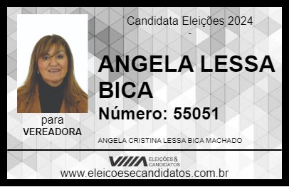 Candidato ANGELA LESSA BICA 2024 - GUAÍBA - Eleições