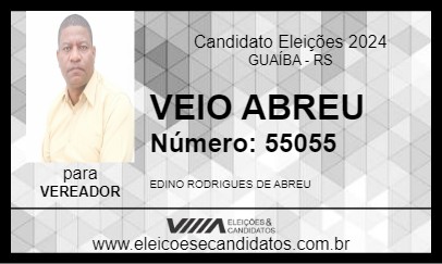 Candidato ABREU DA ONG 2024 - GUAÍBA - Eleições