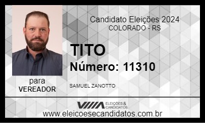 Candidato TITO 2024 - COLORADO - Eleições