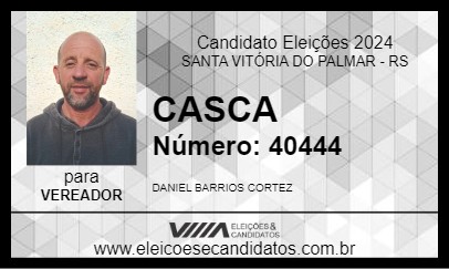 Candidato CASCA 2024 - SANTA VITÓRIA DO PALMAR - Eleições