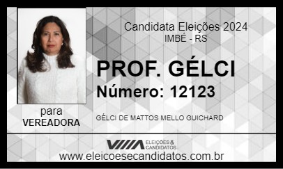 Candidato PROF. GÉLCI 2024 - IMBÉ - Eleições