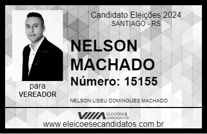 Candidato NELSON MACHADO 2024 - SANTIAGO - Eleições