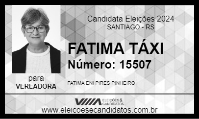 Candidato FATIMA TÁXI 2024 - SANTIAGO - Eleições