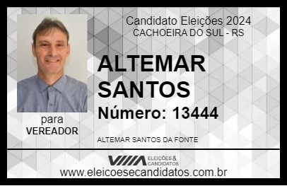 Candidato ALTEMAR SANTOS 2024 - CACHOEIRA DO SUL - Eleições