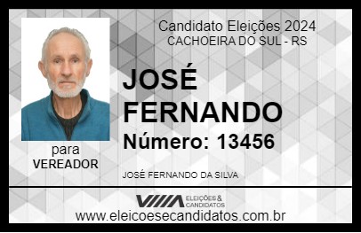 Candidato JOSÉ FERNANDO 2024 - CACHOEIRA DO SUL - Eleições