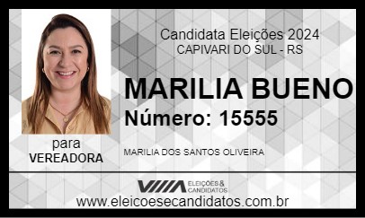 Candidato MARILIA BUENO 2024 - CAPIVARI DO SUL - Eleições