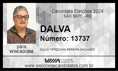 Candidato DALVA 2024 - SÃO SEPÉ - Eleições