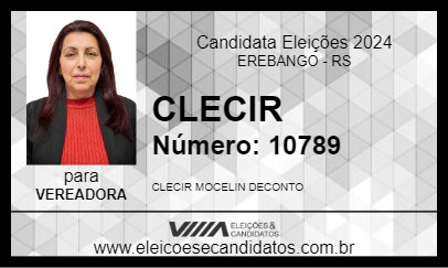 Candidato CLECIR 2024 - EREBANGO - Eleições