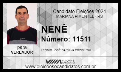 Candidato NENÊ 2024 - MARIANA PIMENTEL - Eleições