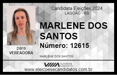 Candidato MARLENE DOS SANTOS 2024 - LAGOÃO - Eleições