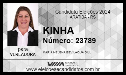 Candidato KINHA 2024 - ARATIBA - Eleições