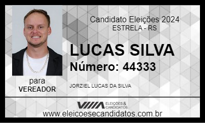 Candidato LUCAS SILVA 2024 - ESTRELA - Eleições