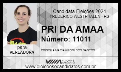 Candidato PRI DA AMAA 2024 - FREDERICO WESTPHALEN - Eleições