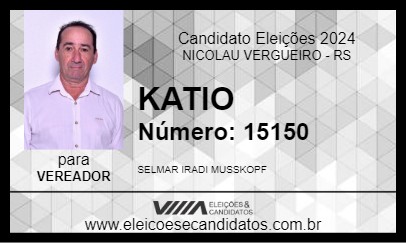 Candidato KATIO 2024 - NICOLAU VERGUEIRO - Eleições