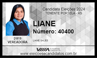 Candidato LIANE 2024 - TENENTE PORTELA - Eleições