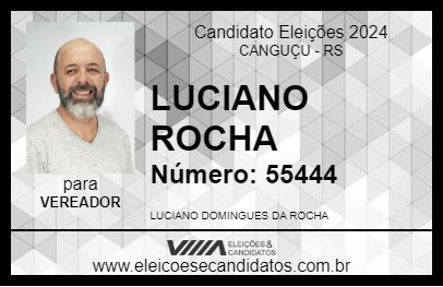 Candidato LUCIANO ROCHA 2024 - CANGUÇU - Eleições