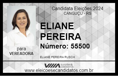 Candidato ELIANE PEREIRA 2024 - CANGUÇU - Eleições