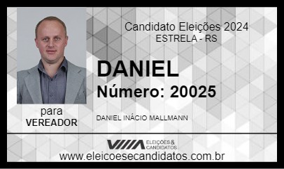 Candidato DANIEL 2024 - ESTRELA - Eleições