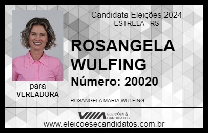 Candidato ROSANGELA WULFING 2024 - ESTRELA - Eleições