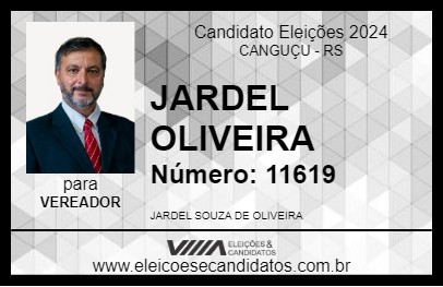 Candidato JARDEL OLIVEIRA 2024 - CANGUÇU - Eleições