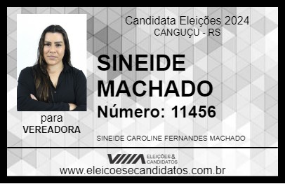 Candidato SINEIDE MACHADO 2024 - CANGUÇU - Eleições