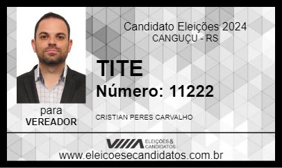 Candidato TITE 2024 - CANGUÇU - Eleições