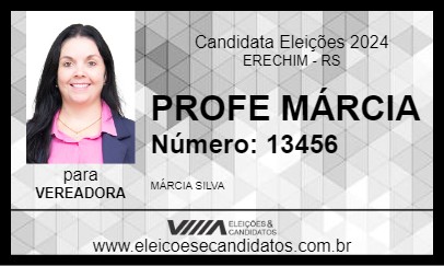 Candidato PROFE MÁRCIA 2024 - ERECHIM - Eleições