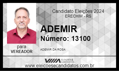 Candidato ADEMIR  2024 - ERECHIM - Eleições