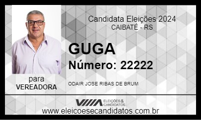 Candidato GUGA 2024 - CAIBATÉ - Eleições