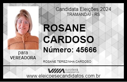 Candidato ROSANE CARDOSO 2024 - TRAMANDAÍ - Eleições