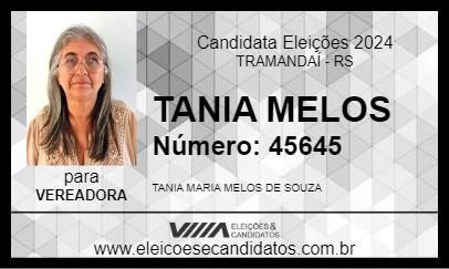 Candidato TANIA MELOS 2024 - TRAMANDAÍ - Eleições