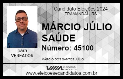 Candidato MÁRCIO JÚLIO SAÚDE 2024 - TRAMANDAÍ - Eleições