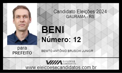 Candidato BENI 2024 - GAURAMA - Eleições