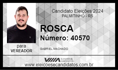 Candidato ROSCA 2024 - PALMITINHO - Eleições