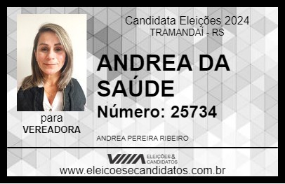 Candidato ANDREA DA SAÚDE 2024 - TRAMANDAÍ - Eleições