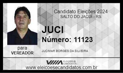 Candidato JUCI 2024 - SALTO DO JACUÍ - Eleições