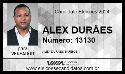 Candidato ALEX DURÂES 2024 - SANTO ÂNGELO - Eleições