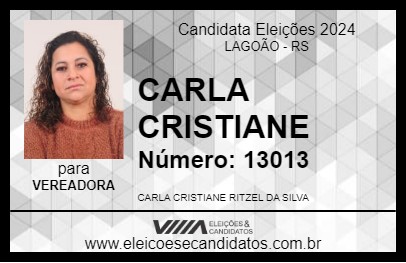 Candidato CARLA CRISTIANE 2024 - LAGOÃO - Eleições