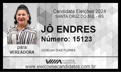 Candidato JÔ ENDRES 2024 - SANTA CRUZ DO SUL - Eleições